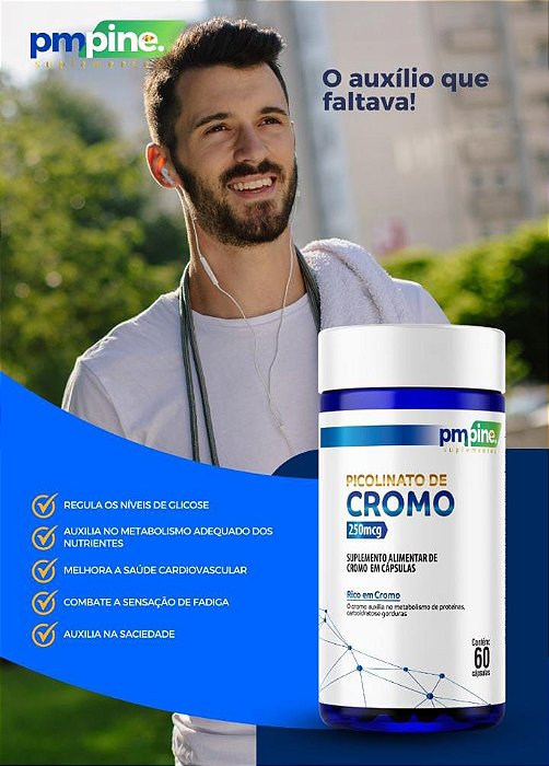 PICOLINATO DE CROMO 250mg