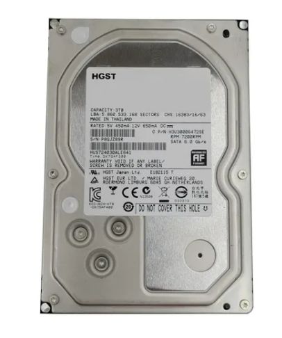 HD Diverso: 3TB SATA 3,5" 7,2K