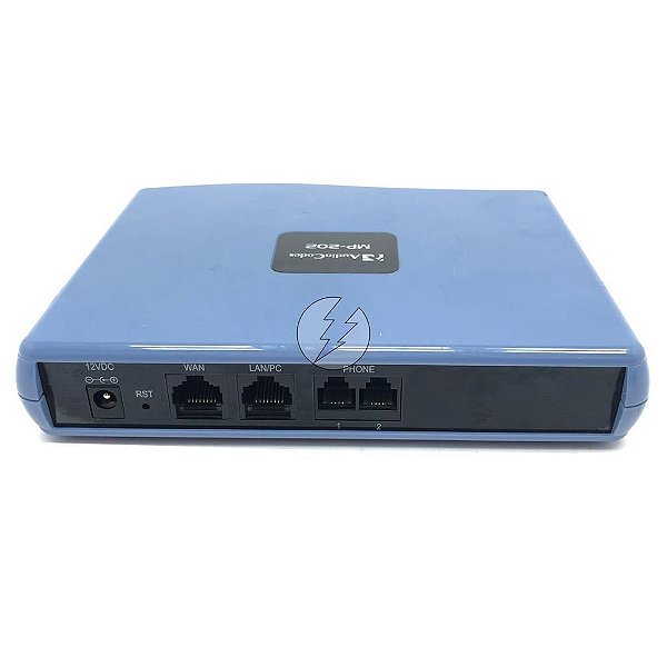 Adaptador Analógico VoIP ATA AudioCodes MP202B 2FXS ShockTI