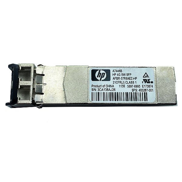 Transceiver mini Gbic HP SFP 4,25Gb, 550m, 850nm: A7446B FTLF8524P2BNV-HP