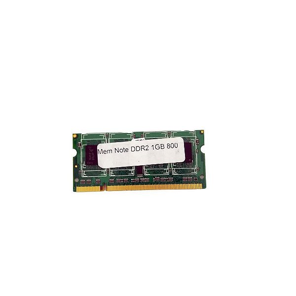 Memória Ram Notebook DDR2, 1GB, Rx, 800, SODIMM - ShockTI - Comércio De ...