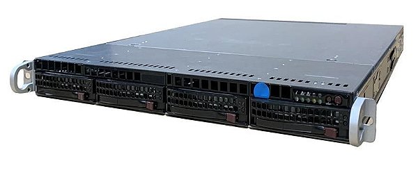 Servidor SuperMicro CSE815: 1x Xeon 4 core, DDR3 8GB, 2x HD SATA 1TB