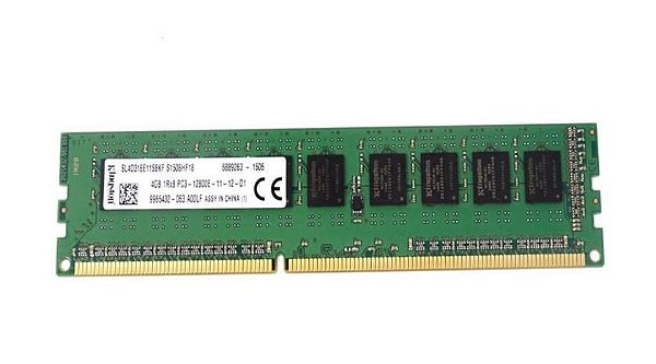 Memória RAM Kingston SL4D316E11S8KF 3960176-1512 9965432-063.A00LF Chip Kingston: DDR3, 4GB, 1Rx8, 1600E, ECC UDIMM