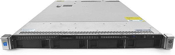 Kit Servidor HP ProLiant DL360P G9: 2x Xeon 12 core, DDR4 128GB, 2x HD SAS 600GB + 1x Placa 2x SFP+ 10Gb