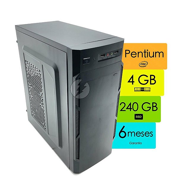 Computador Pentium Dual Core E5300, 4GB, SSD 240GB + WiFi