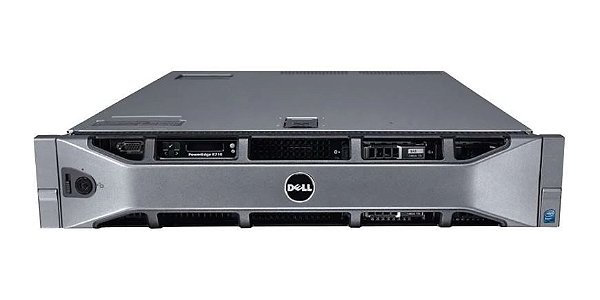 Kit Servidor Dell PowerEdge R710: 2x Xeon 6 core, DDR3 64GB, 2x HD SATA 1TB + Trilho