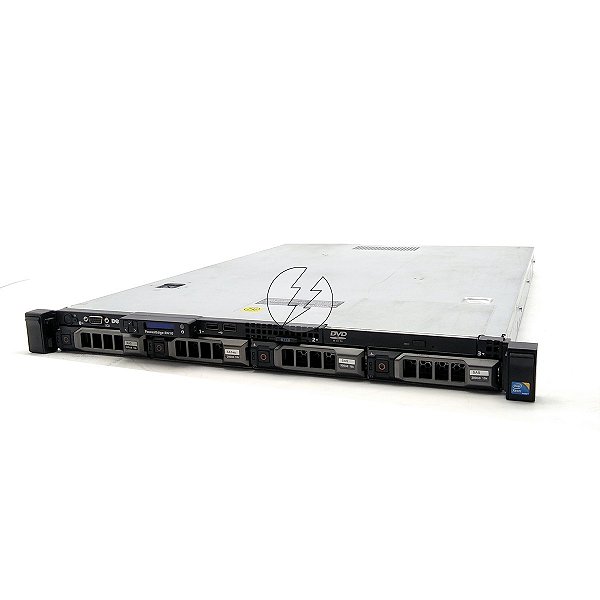 Servidor Dell PowerEdge R410: 2x Xeon 4 core, DDR3 16GB, 2x HD SAS 300GB