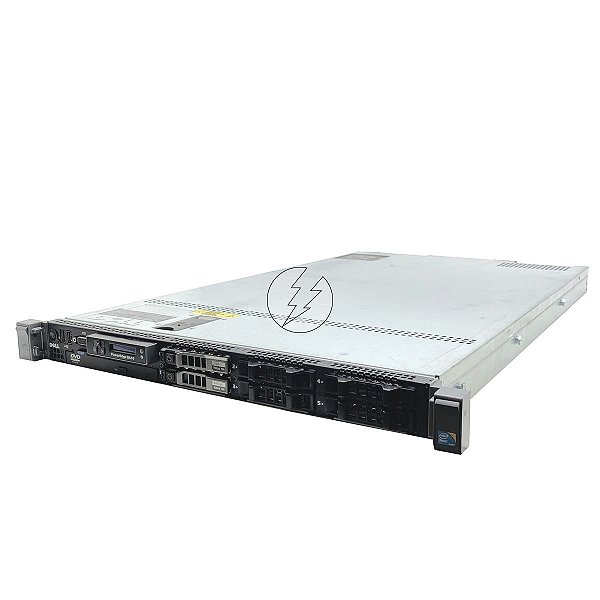 Kit Servidor Dell PowerEdge R610: 2x Xeon 6 core, DDR3 32GB, 2x HD SAS 300GB + Bezel + Trilho