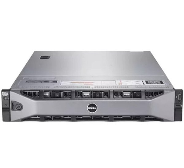 Servidor Dell PowerEdge R720XD: 2x Xeon OctaCore, 64GB, 2x HD SAS 300GB + Bezel