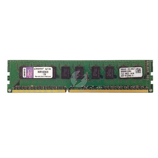 Memória RAM Kingston KVR13E9/2I Chip Hynix: DDR3, 2GB, Rx, 1333, ECC UDIMM