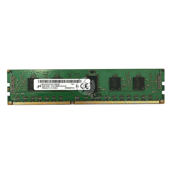 Memória RAM Micron MT9JSF51272PZ: DDR3, 4GB, 1Rx8, 1866R, RDIMM