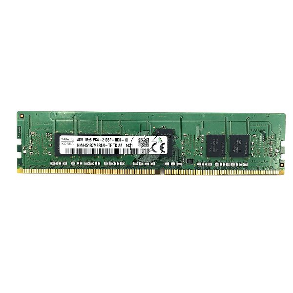 Memória RAM SK hynix HMA451R7MFR8N-TF: DDR4, 4GB, 1Rx8, 2133P, RDIMM