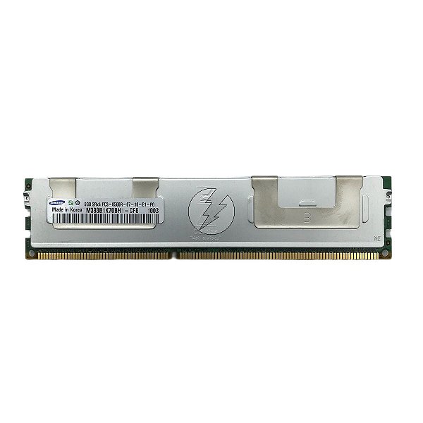 Memória RAM Samsung M393B1K70BH1-CF8: DDR3, 8GB, 2Rx4, 1066MHz, 8500R, RDIMM