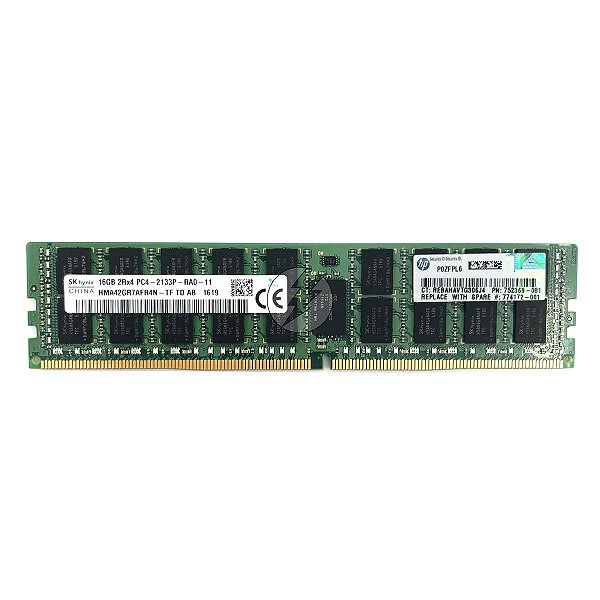 Memória RAM SK hynix HMA42GR7AFR4N-TF 752369-081: DDR4, 16GB, 2Rx4, 2133P, RDIMM