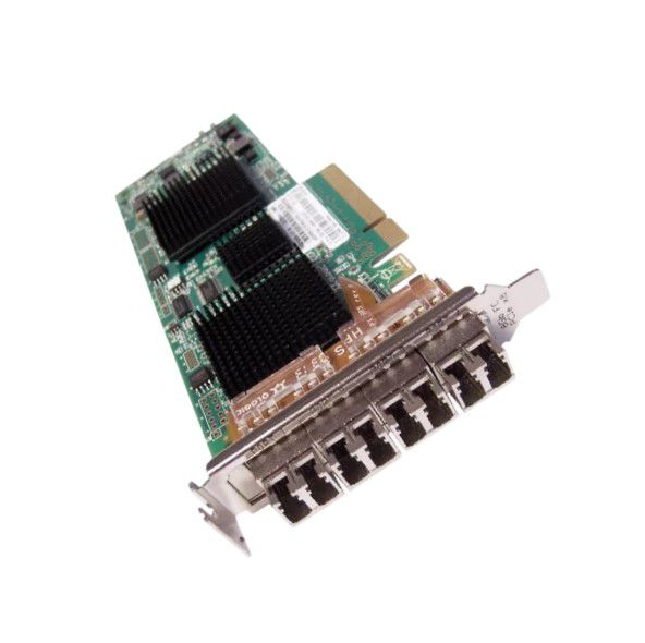 Placa Rede QLogic QLE2564L-IBMP: 4x port, Fibra Fc Hba 8GB