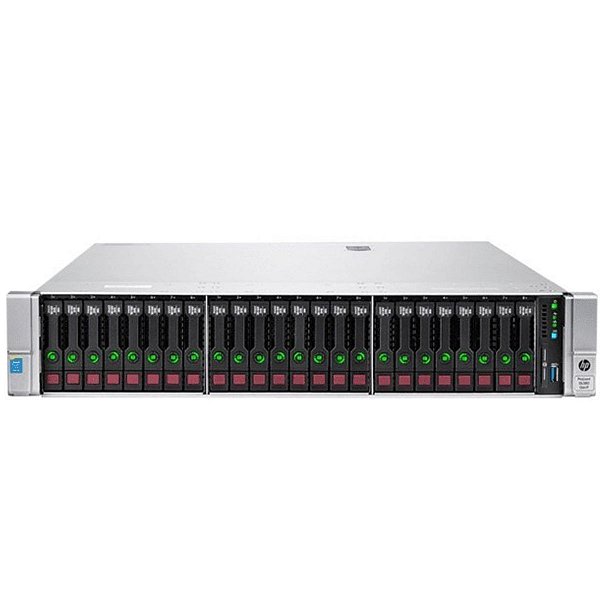 Servidor HP DL380 G9: 2 Xeon 18 Core, 128GB, 2x HD SATA 1TB + Placa 2x SFP+ 10Gb