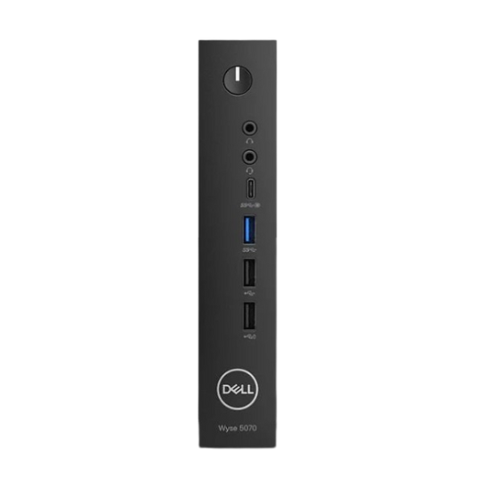 Mini Computador Thin Client Dell Wyse 5070: J4105, RAM 4GB, SSD M.2 128Gb