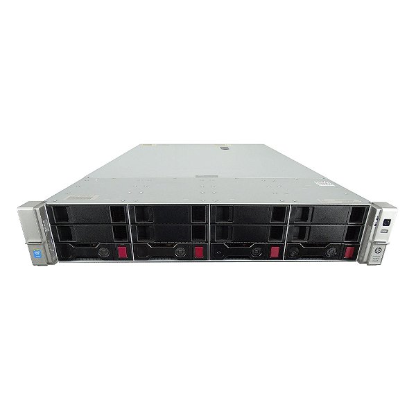 Servidor HP DL380 G9: 2 Xeon E5-2680 V4 14 core, 256GB, 7TB + Par de Trilhos