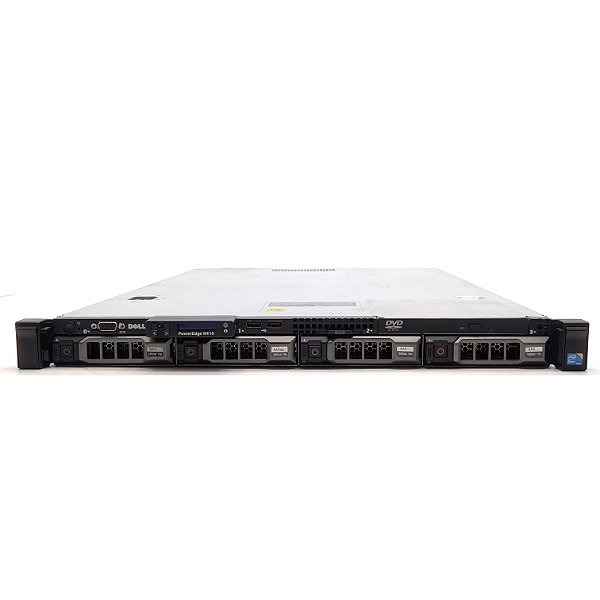 Servidor Dell R410: 2 Xeon SixCore, 64GB, 2x Sas 300GB, Placa SFP+ 10GB Dual Port