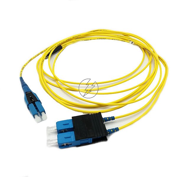 Patch cord cordão óptico 727802GD120010F: 2x FC / 4x FC, 3 metros