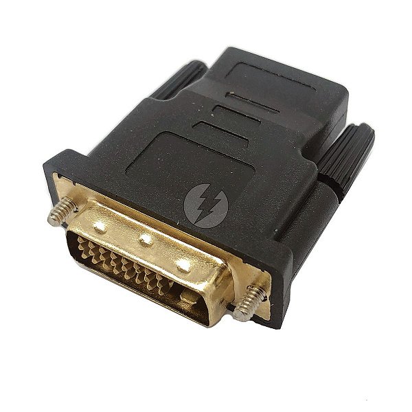 Adaptador YDTECH 81664: HDMI fêmea para DVI-M macho