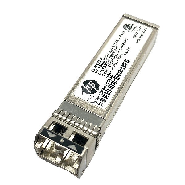 Transceiver Gbic HP FTLF8529P3BNV-HP: SFP+, 10Gb, 300m, 850nm