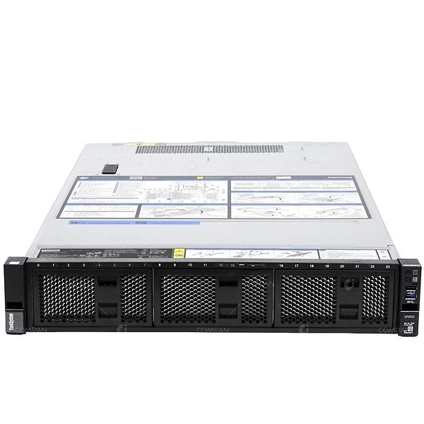 Servidor Lenovo Sr650: 2 Xeon Gold 12 Core, Ram 128Gb, 2x SAS 600Gb, SFP+ 10Gb