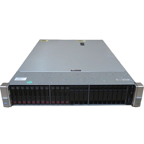 Servidor HP DL380 G9 24 baias: 2 Xeon 12 Core, Ram 256Gb, 26x 900Gb, Par Trilhos
