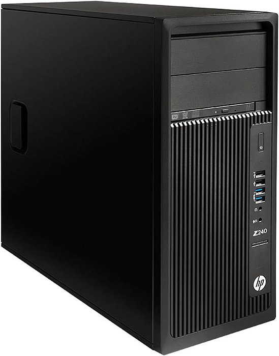 Workstation HP Z240: Xeon E3-1270 V6, Ram 16GB DDR4, SSD 240GB, Placa Vídeo K620