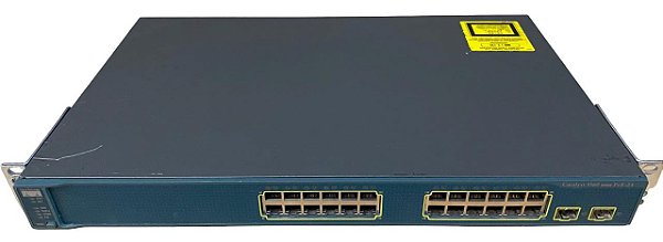 Switch Cisco 3560-24PS-S, 3560 24 Portas 10/100 Poe + 2 SFP