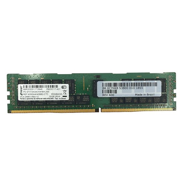 Memoria P/ Servidor 32 GB DDR4 2133P Ecc Registrada RDIMM