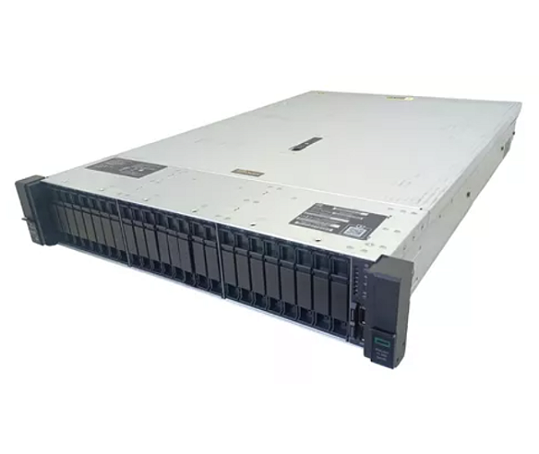 Servidor HP DL380 G10 24 Baias: 2 Xeon Silver 4114, Ram 128Gb, 2x SSD 480Gb + 8 Tera Sas, Placa QSFP 40Gb