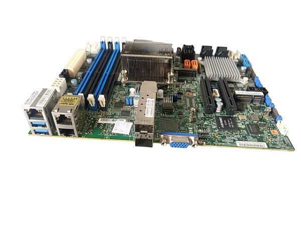 Placa Mãe Servidor Supermicro X10SDV-4C-7TP4F Xeon D-1518
