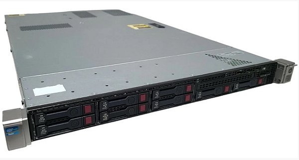 Servidor HP DL360 G8 c/ 8B de 2,5": 2 Xeon E5-2650 v2 OctaCore, Ram 64Gb, 2x Sas 1 Tera, SFP+ 10Gb
