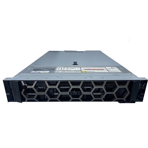 Servidor Dell R550: Silver 4309 8 Core, Ram 256Gb, total de 72.9TB, placa SFP, Server 2022