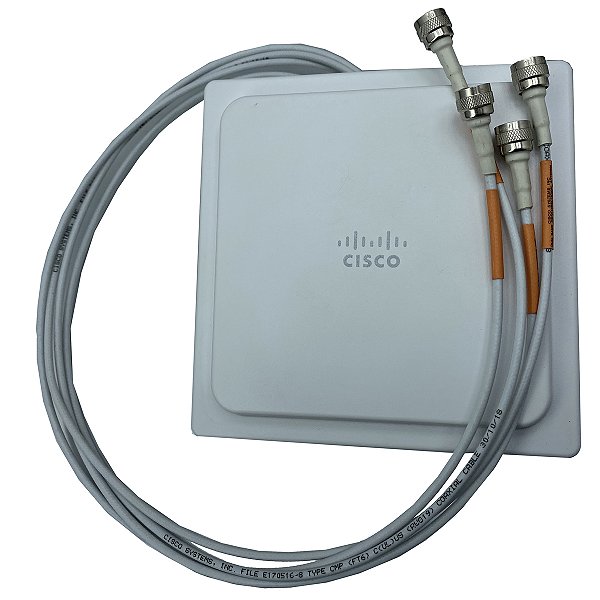 Antena Omnidirecional de banda dupla, MIMO, AIR-ANT2524V4C-R