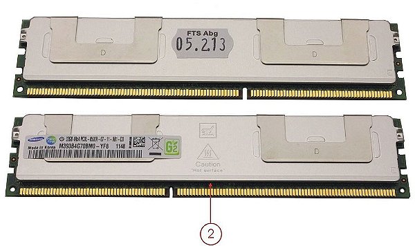 Memória RAM DDR3-1066 (32GB / ECC Registrada - Final: R)