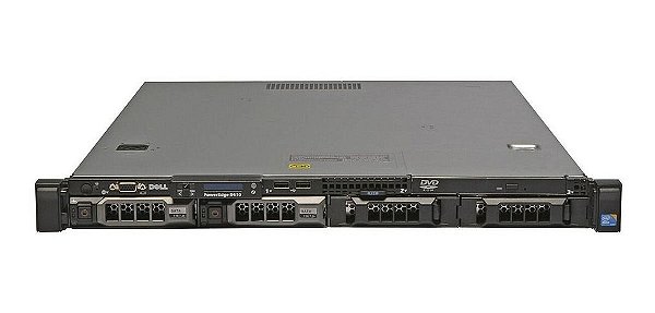 Servidor Dell PowerEdge R410: 2x Xeon 6 core, DDR3 64GB, 2x HD SAS 300GB