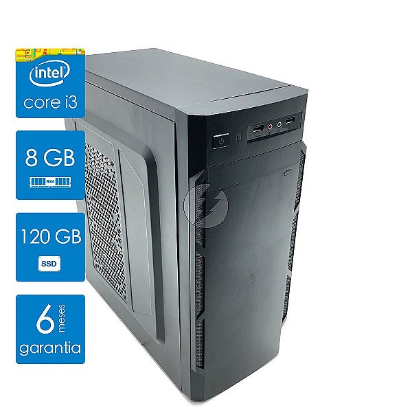 Computador Intel Core I3-4130 / 3.4 Ghz, 8gb, Ssd 120 Gb