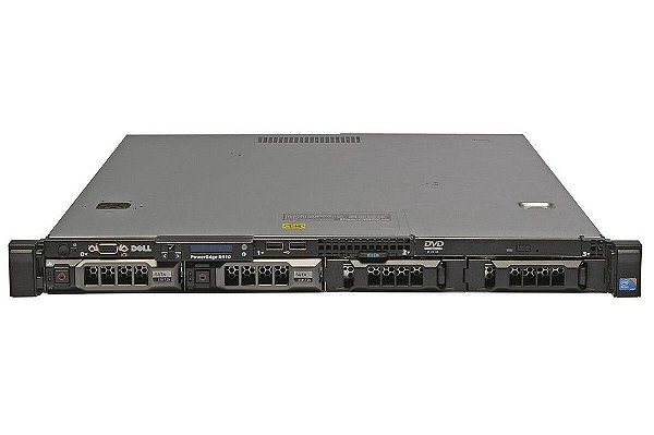 Servidor Dell PowerEdge R410: 2x Xeon 6 core, DDR3 32GB, 4x HD SAS 3TB