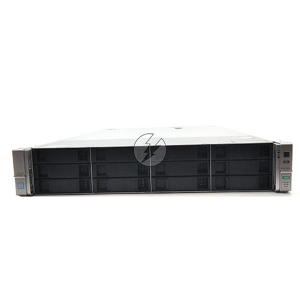 Servidor HP DL380 G9 c/ 4 Baias: 2 Xeon 12 Core, DDR4 256GB, 2x SAS 300GB.