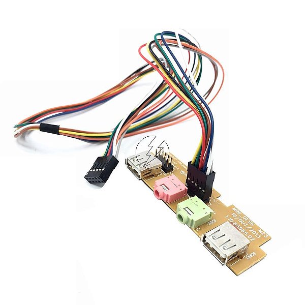 Placa Painel USB/ÁUDIO Frontal 1.10.83565.02 para MINI PC