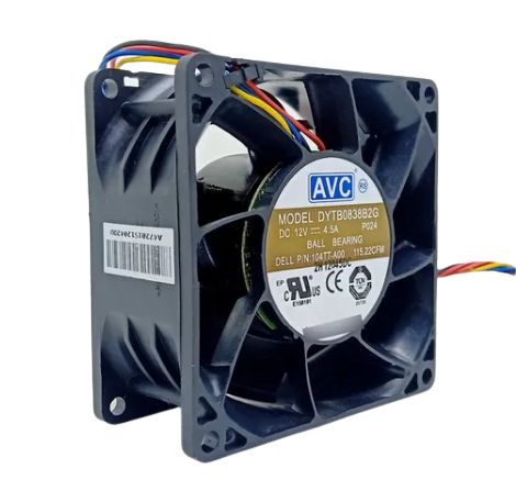 Cooler alta velocidade, DC 12V, 4,5a, 80mm x 3,8mm Rolamento