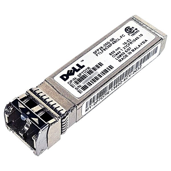 Transceiver mini Gbic Dell 0P7D7R FTLF8536P4BCL-FC: SFP+, 25G, 100m, 850nm