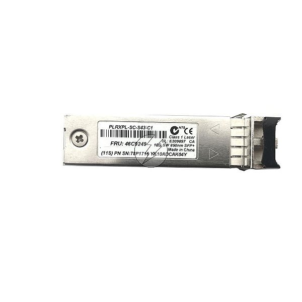 Transceiver mini Gbic IBM PLRXPL-SC-S43-C1 46C9249 78P1716: SFP+, 10Gb, 850nm