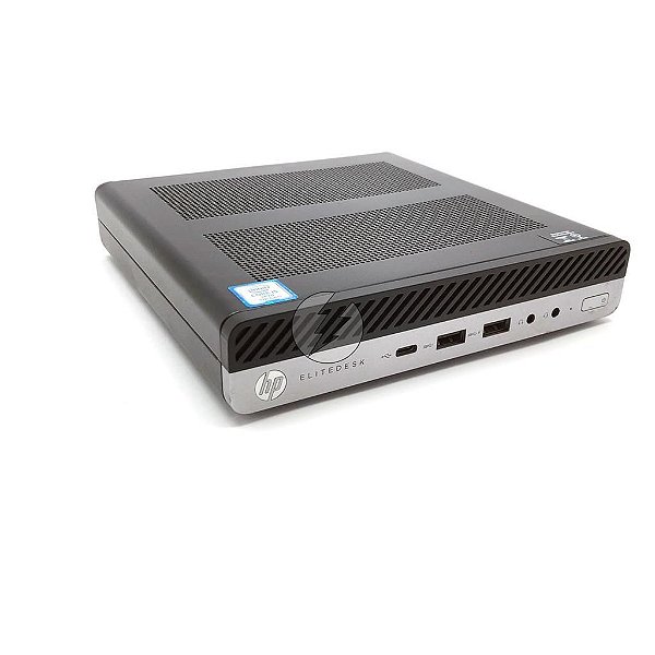 Computador HP 800 G3 Mini: i5-7ª, RAM 8GB, HD SATA 500GB