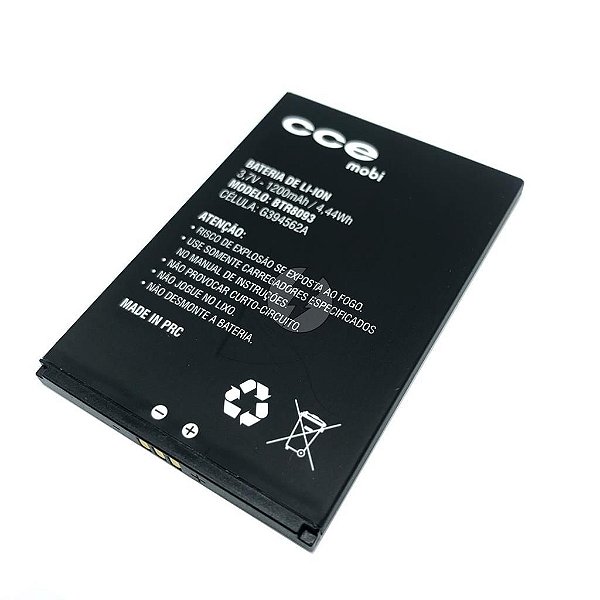 Bateria para Celular CCE BTR8093: 3,7v 1200mAh