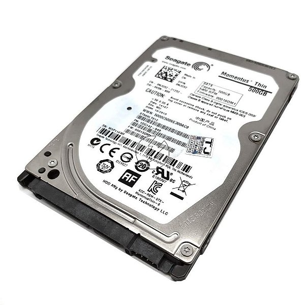 HD 500GB para Notebook SATA, 2,5" 5,4K da Seagate: 0NJG52