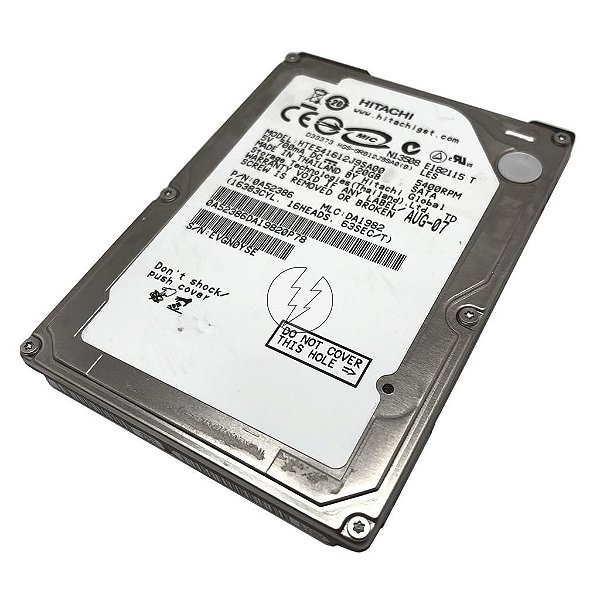 HD 120GB 2,5" SATA 5,4K Hitachi HTE541612J9SA00 0A52386