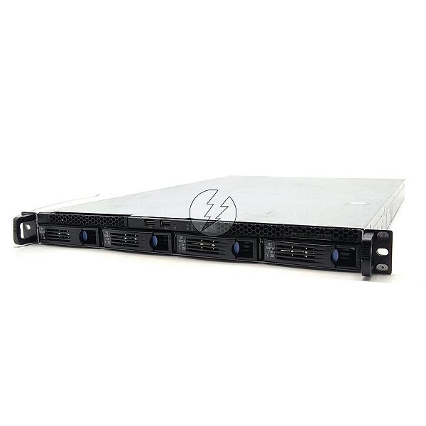 Kit Servidor Chenbro RM13704: 2x Xeon 6 core, DDR3 64GB, 2x HD SATA 1TB + 1x Placa 4x RJ45 1Gb